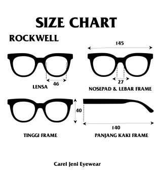 ROCKWELL | Original Carel Jeni Eyewear Include Lensa